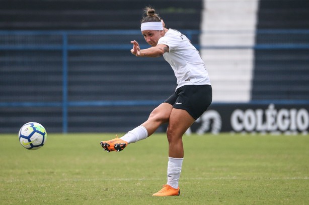 Pardal durante jogo contra o São José, pelo Brasileirão Feminino