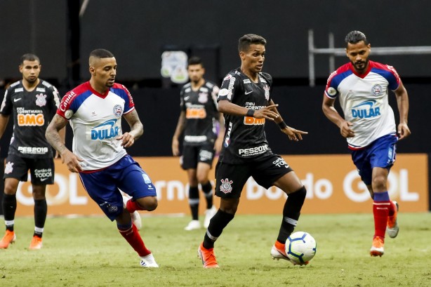 Pedrinho foi o autor do primeiro gol contra o Bahia, pelo Brasileirão 2019