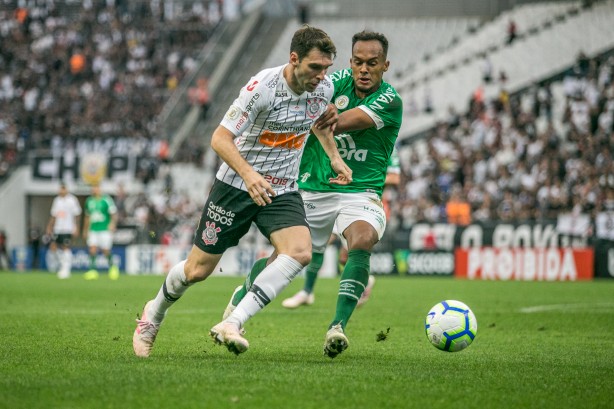 Argentino Boselli durante duelo contra a Chapecoense, pelo Brasileirão, na Arena Corinthians
