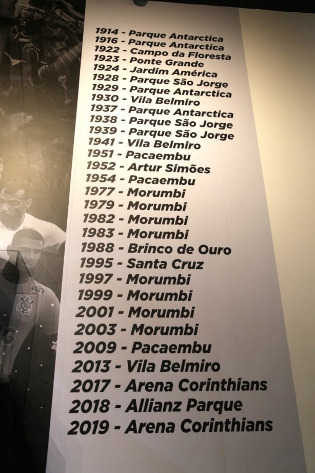 Inauguração do painel e exposição da taça