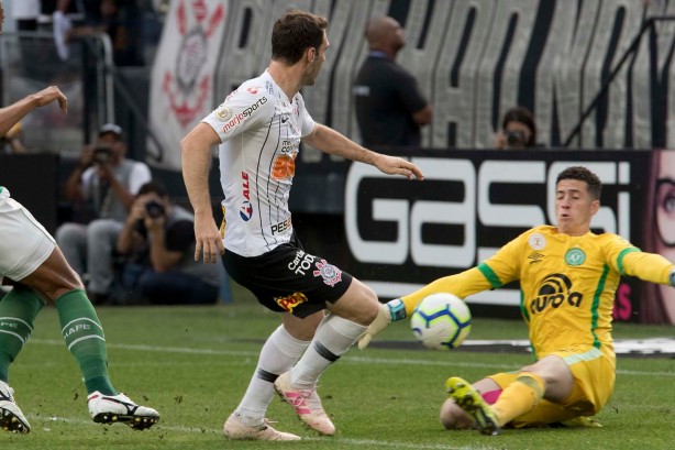Boselli durante jogo contra a Chapecoense, na Arena Corinthians, pelo Brasileirão