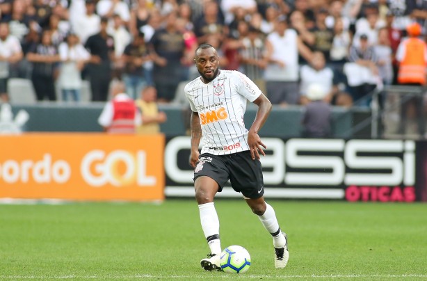 Manoel durante jogo contra a Chapecoense, na Arena Corinthians, pelo Brasileirão