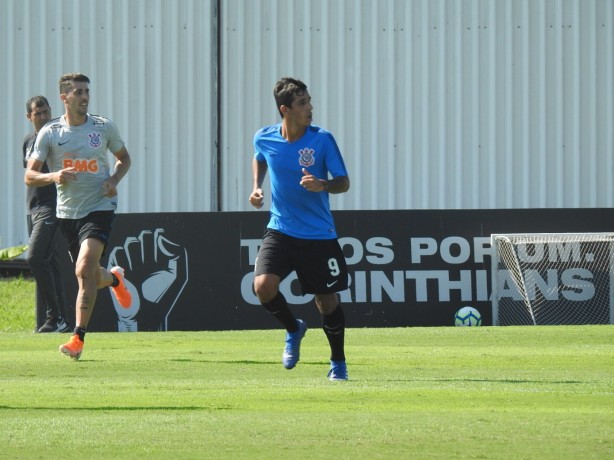 O paraguaio Jorge Colman é o camisa 9 do Timão