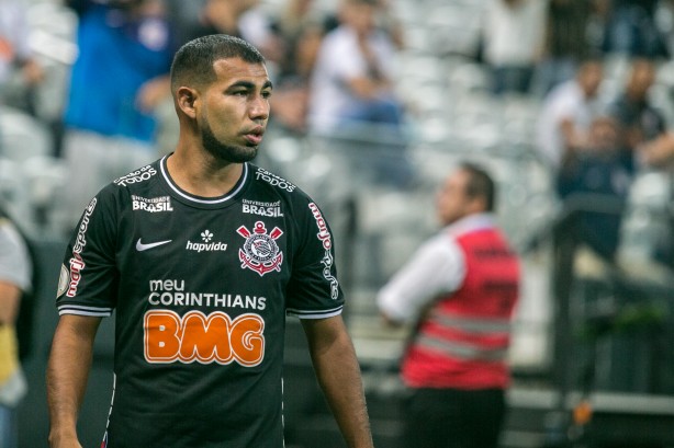 Sornoza em partida contra o Grêmio, na Arena Corinthians, pelo Campeonato Brasileiro