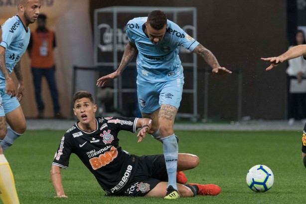 Vital em jogo contra o Grêmio, pelo Campeonato Brasileiro, na Arena Corinthians