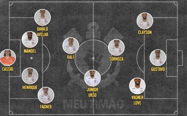 Escalação - Corinthians x Lara