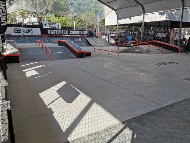 Nova pista de skate do Parque So Jorge