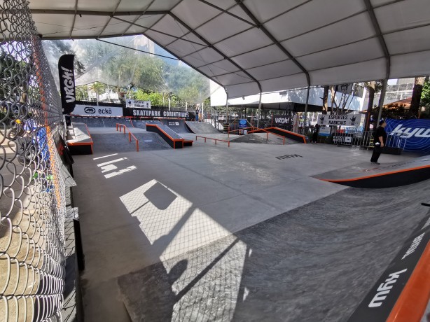 Pista de skate na sede do Corinthians