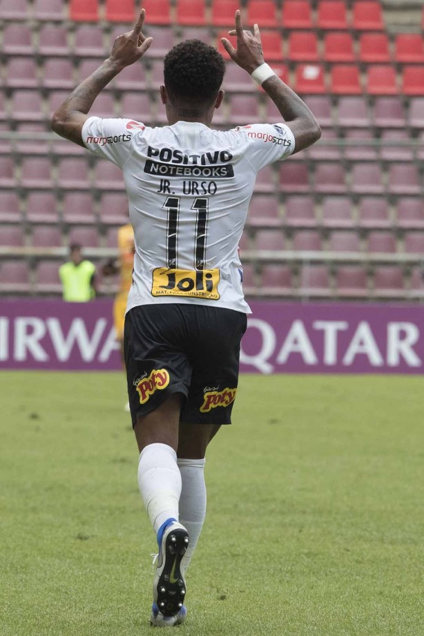 Urso abriu o placar contra o Deportivo Lara, pela Copa Sul-Americana