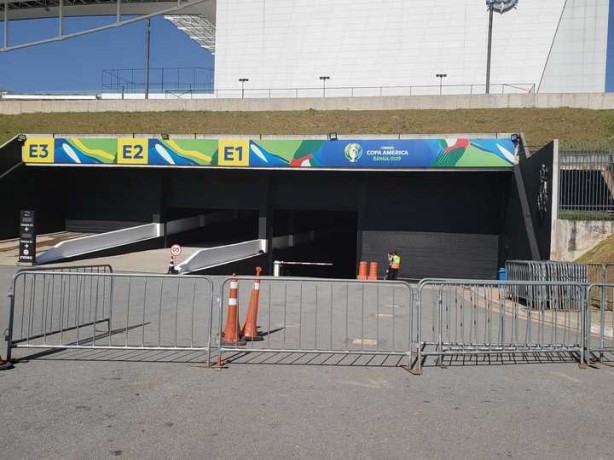 Arena envelopada Copa América