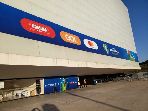 Arena envelopada Copa América