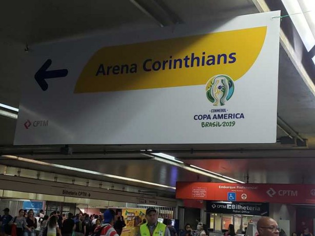Arena envelopada Copa América