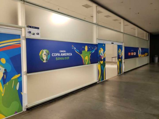 Arena envelopada Copa América