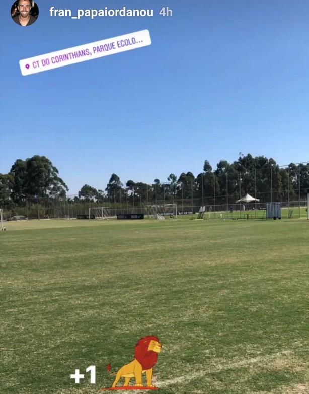 Franzinho em uma rede social divulgou imagens do CT da base que é usado pela equipe sub-23