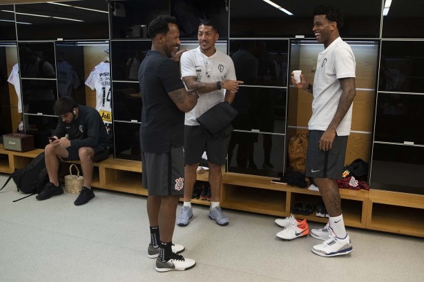 Vestiário antes de Corinthians e CSA, pelo Campeonato Brasileiro