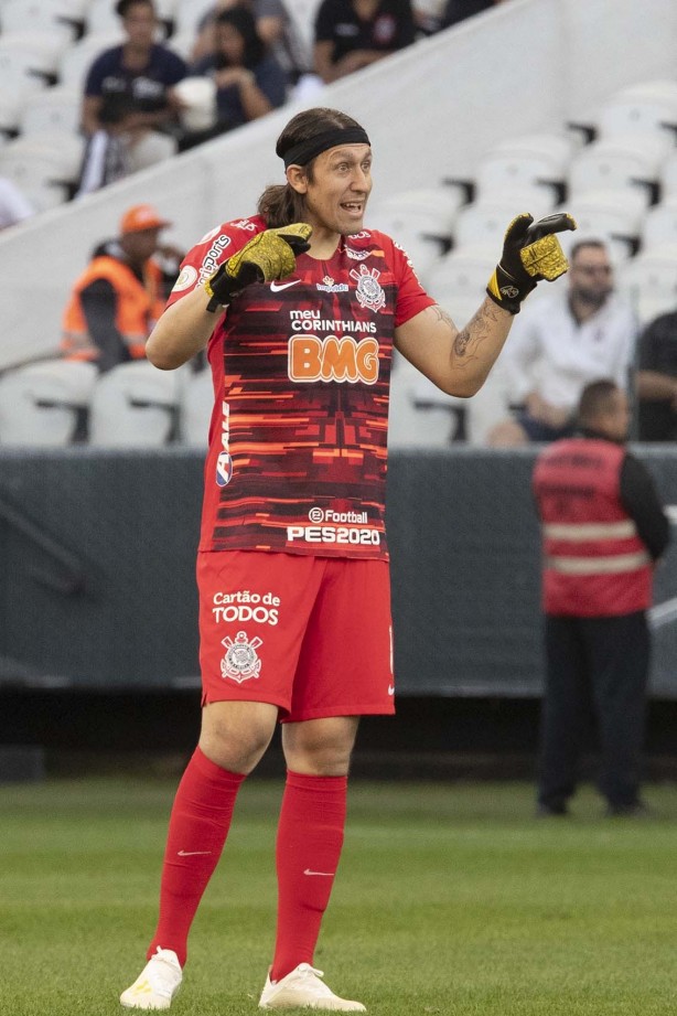 Cássio no jogo contra o CSA, pelo Campeonato Brasileiro