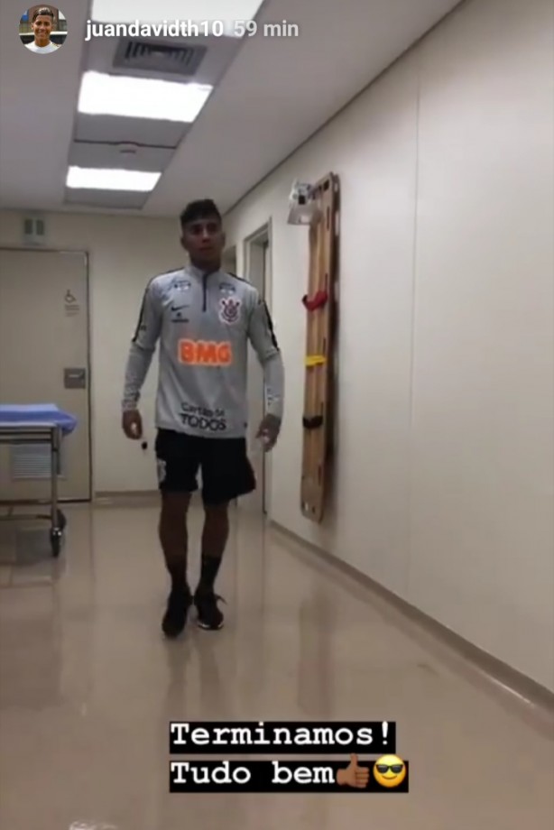 Colombiano pareceu empolgado com acerto