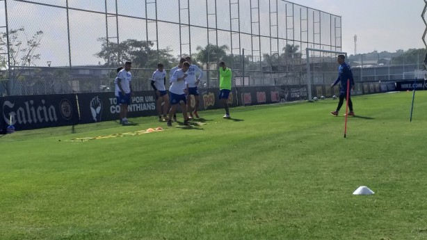 Godoy Cruz treinou no CT Joaquim Grava antes de enfrentar o Palmeiras