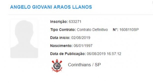 Araos já pode voltar a jogar pelo Corinthians