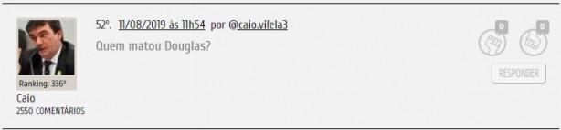 Comentário sobre Douglas 3