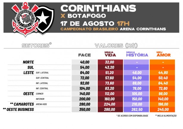 Não há ingressos disponíveis para setor afetado por vazamento