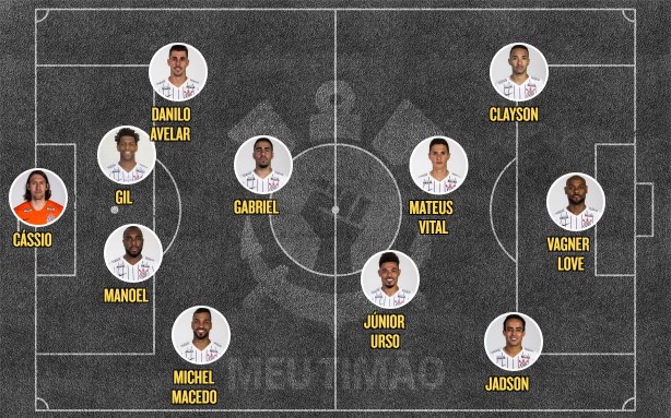 Escalação com Jadson contra o Ceará