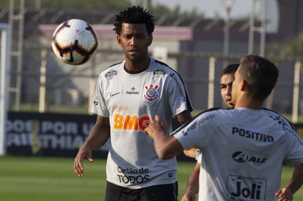 Gil durante último treino antes da decisão pela Sul-Americana
