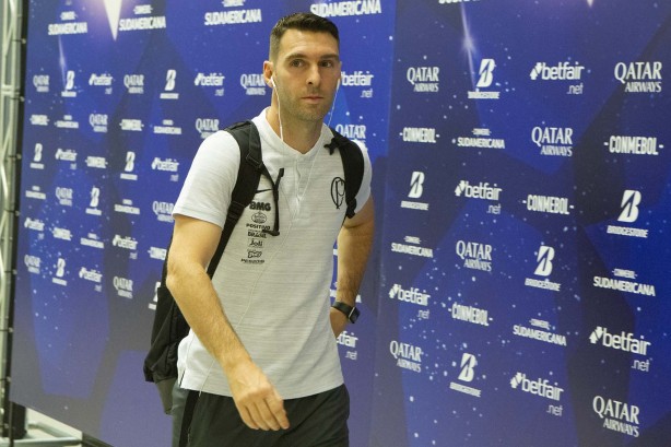 Boselli chega à Arena Corinthians para duelo contra o Del Valle, pela Sul-Americana