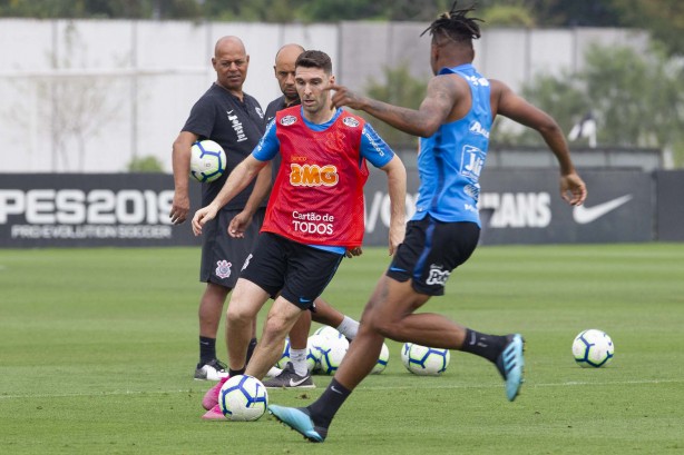 Boselli durante treino desta quinta-feira no CT Joaquim Grava