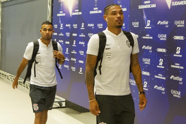 Sornoza e Urso chegam à Arena Corinthians para duelo contra o Del Valle, pela Sul-Americana