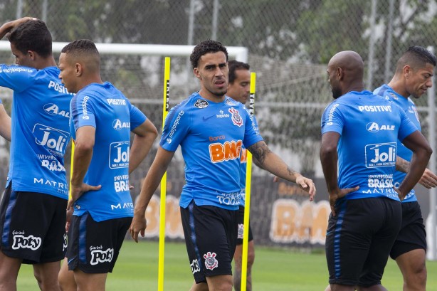 Gabriel no último treino antes do jogo contra o Bahia, pelo returno do Brasileirão