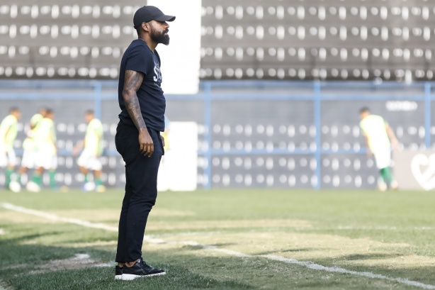 Coelho durante jogo contra o Guarani pelo Campeonato Paulista Sub-20