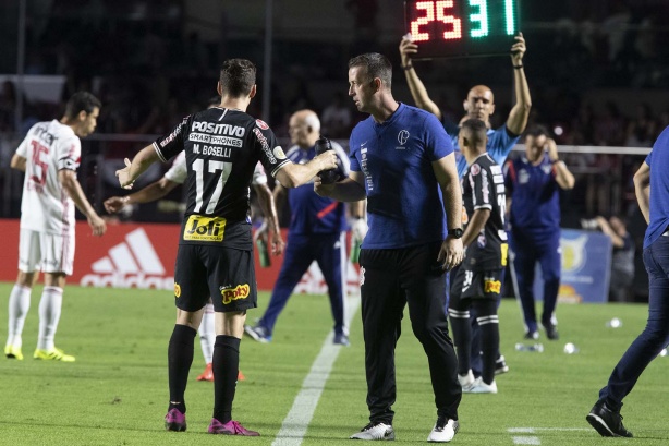 Boselli durante derrota para o São Paulo, pelo Brasileirão, no Morumbi