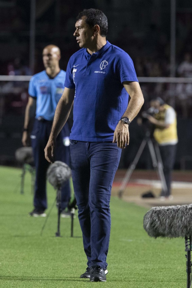 Carille durante derrota para o São Paulo, pelo Brasileirão, no Morumbi