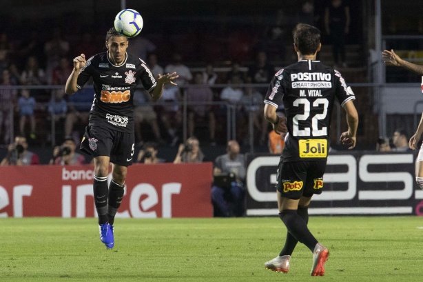 Gabriel durante derrota para o São Paulo, pelo Brasileirão, no Morumbi