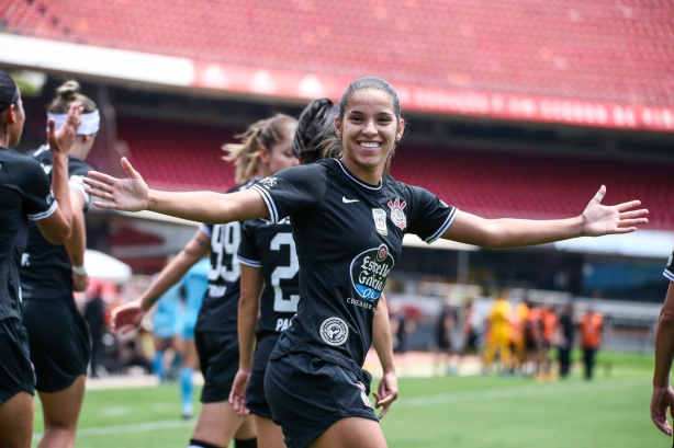 Millene durante final contra o São Paulo, pelo Campeonato Paulista Feminino