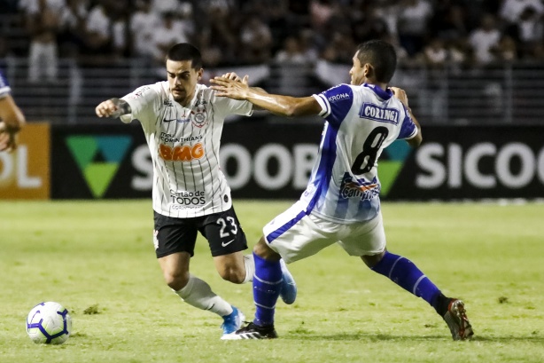 Lateral Fagner durante derrota para o CSA, pelo Campeonato Brasileiro