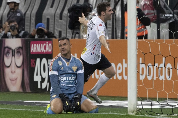 Boselli no jogo contra o Fortaleza, pelo Campeonato Brasileiro, na Arena Corinthians