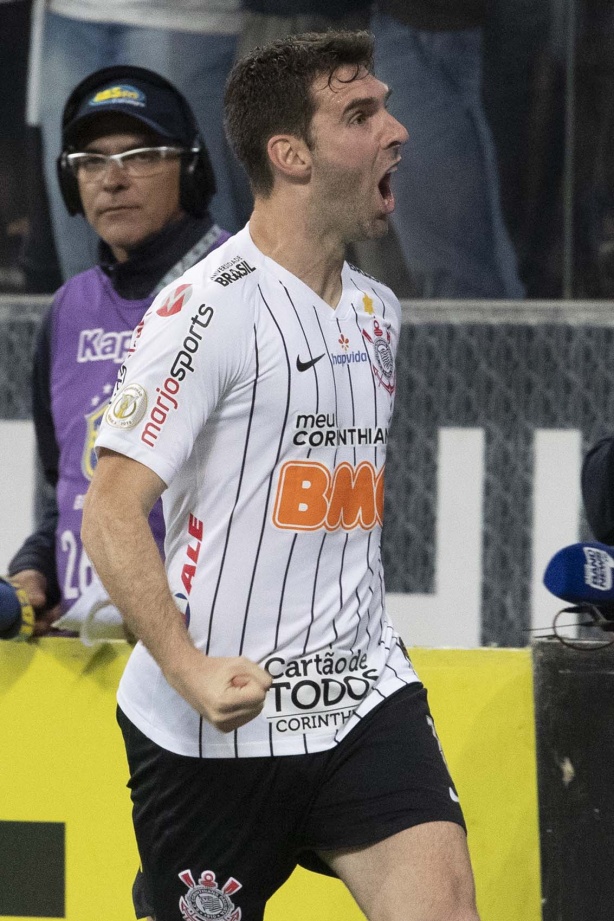 Boselli no jogo contra o Fortaleza, pelo Campeonato Brasileiro, na Arena Corinthians