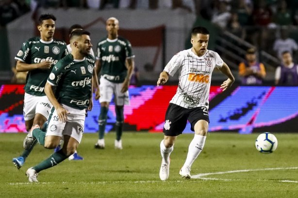 Ramiro durante o Dérbi deste sábado, no Pacaembu