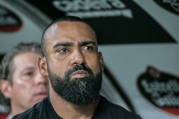 Coelho durante duelo contra o Avaí, pelo Campeonato Brasileiro, na Arena Corinthians