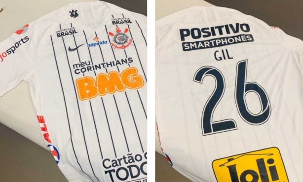 Corinthians tem nove patrocinadores no uniforme, incluindo os da parte de trás