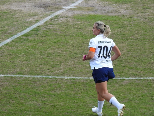 Milene Domingues foi a capitã da sua equipe e uma das grandes responsáveis pela realização da festa