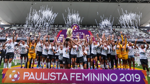 Corinthians conquistou o título do Paulista Feminino na Arena, em Itaquera