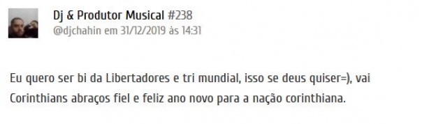 Torcedores já fazem projeções para o ano que está para começar