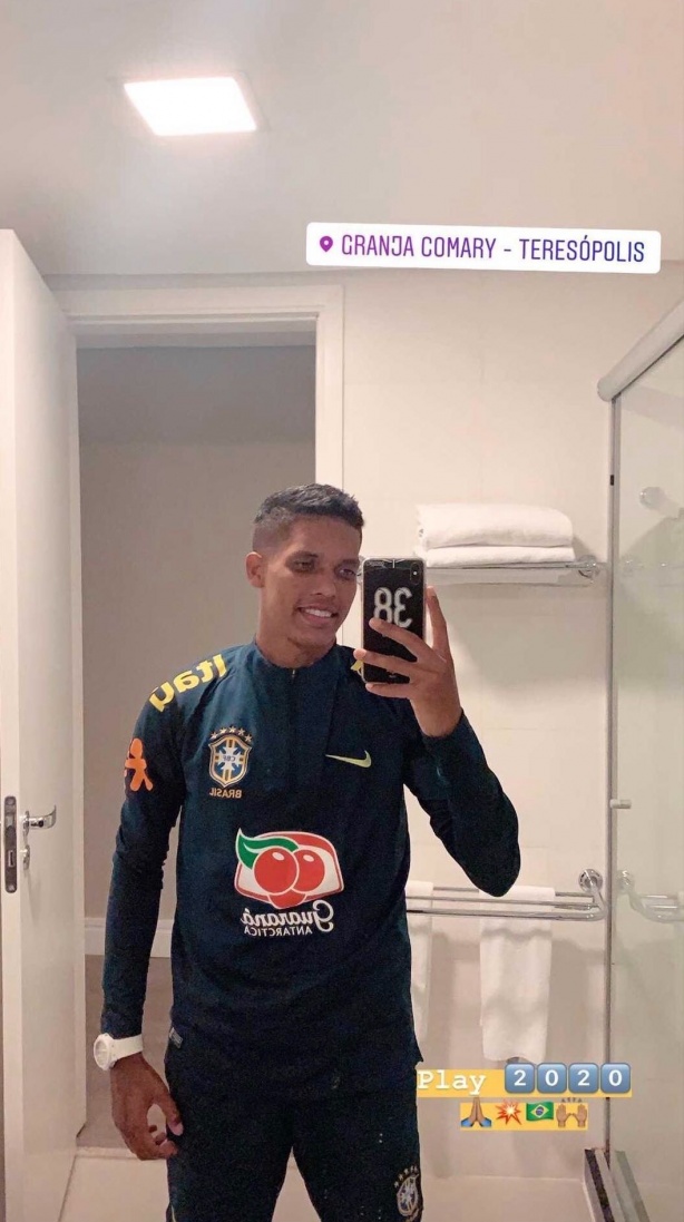 Pedrinho se apresenta à Seleção Brasileira