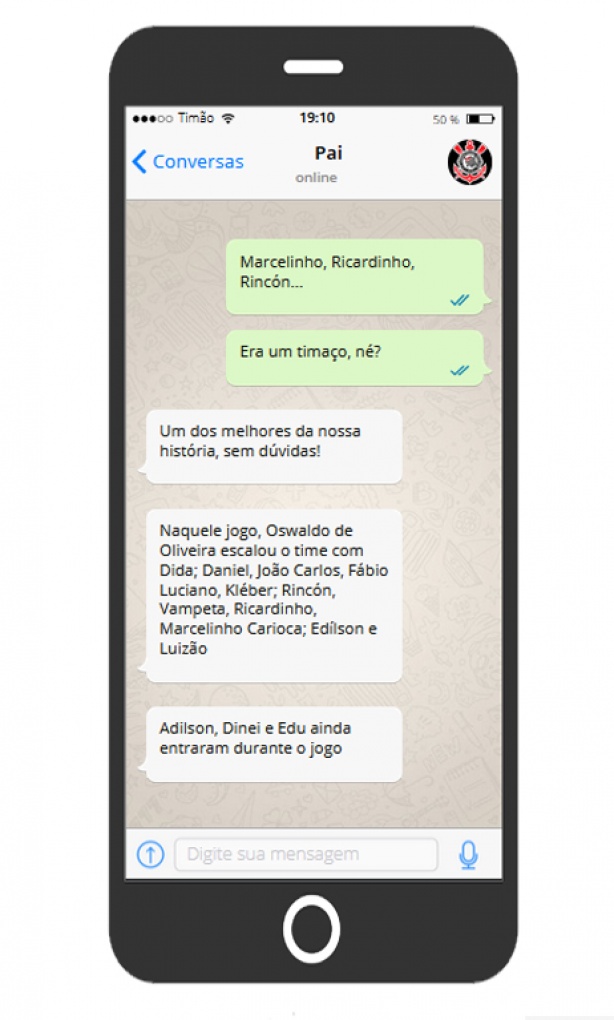 Elenco que fez história é um dos melhores para a Fiel