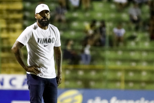 Coelho no jogo contra o Cuiabá, pela Copinha 2020