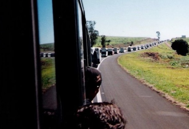 Mais de 200 ônibus das organizadas do Corinthians foram ao Rio de Janeiro