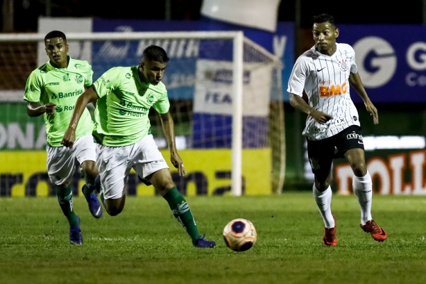 Raul no duelo contra o Juventude, pela Copinha São Paulo 2020